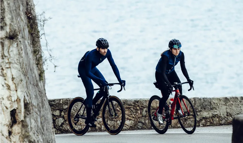 Q36.5 Womens Gregarius Hybrid LIGHT Bib Tights : Black-6